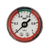 Pressure gauge with limit indicator, colour zone type G36-2-01-LN